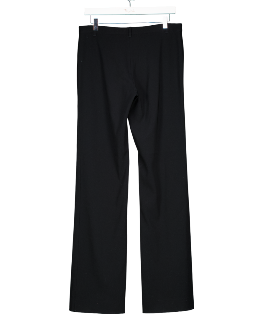 Moschino Black Straight Leg Trousers UK 12