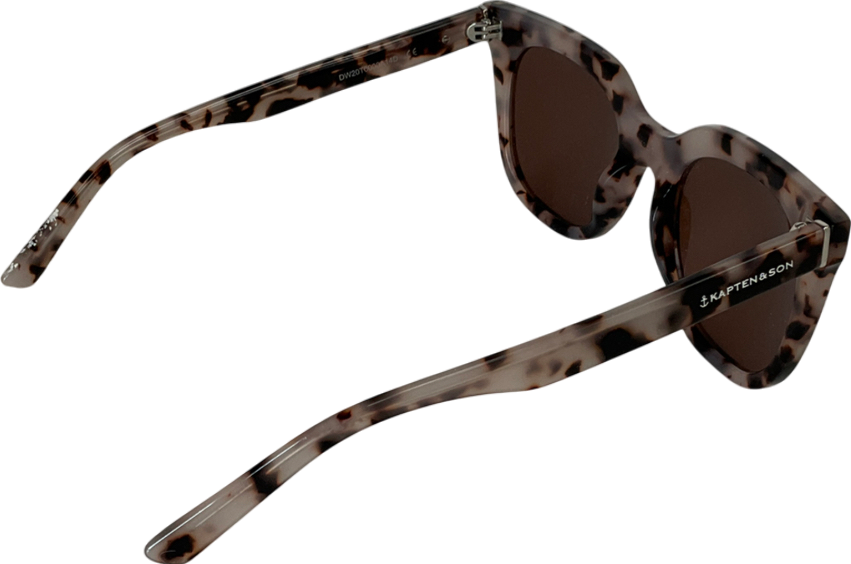 Kapten & Son Black Manhattan DW20T0000A14D Sand Tortoise Brown Sunglasses