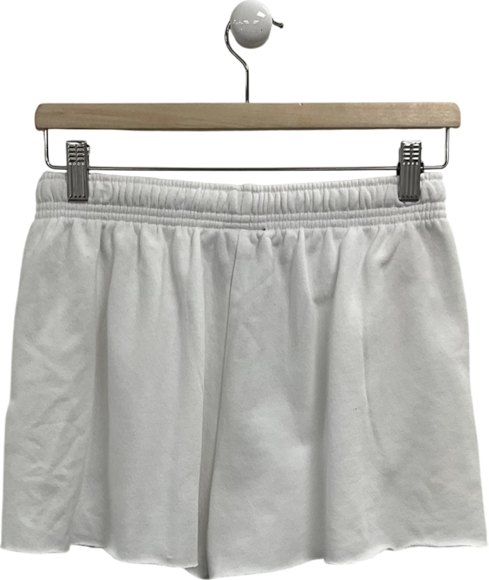 iets frans White Mini Jogger Shorts UK L