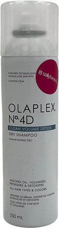 Olaplex No.4d Clean Volume Weightless Oil-absorption Detox Dry Shampoo 250ml