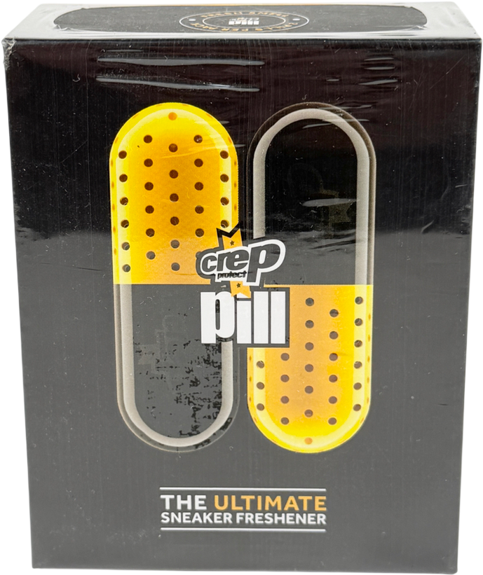Crep Refresher Pill - Ultimate Shoe Deodorant, Fresh Cotton Fragrance - Black One Size