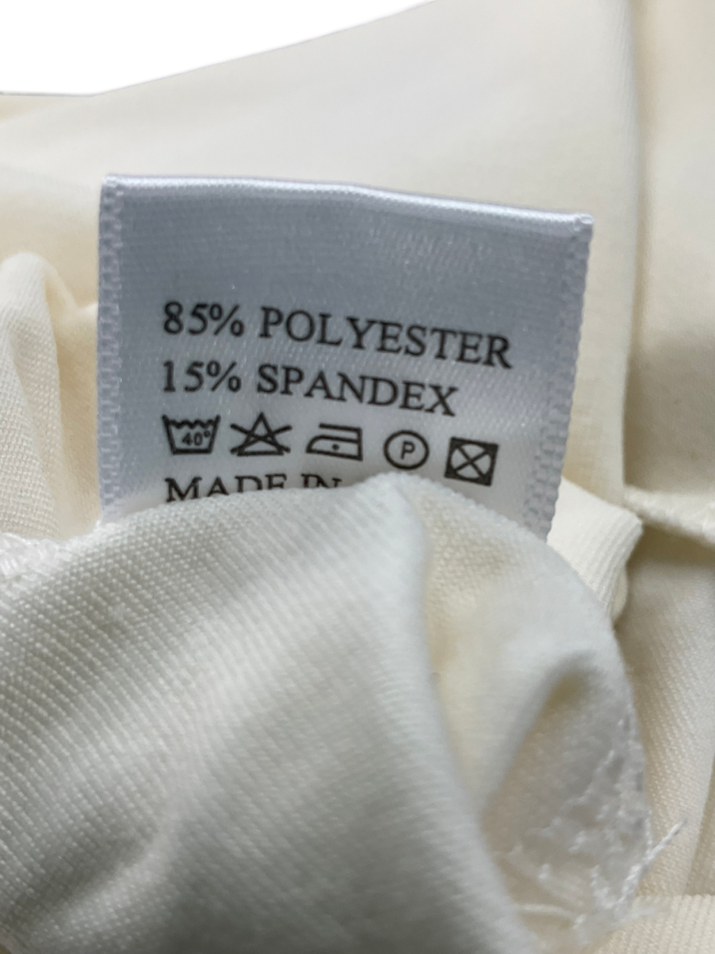 Suprnowa Cream Fullbody Turtleneck Footed Unitard UK L