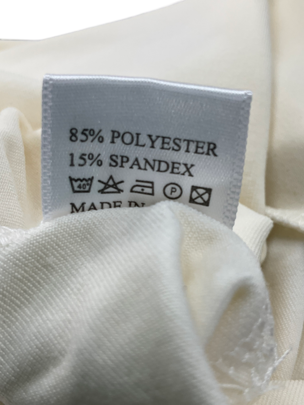 Suprnowa Cream Fullbody Turtleneck Footed Unitard UK L