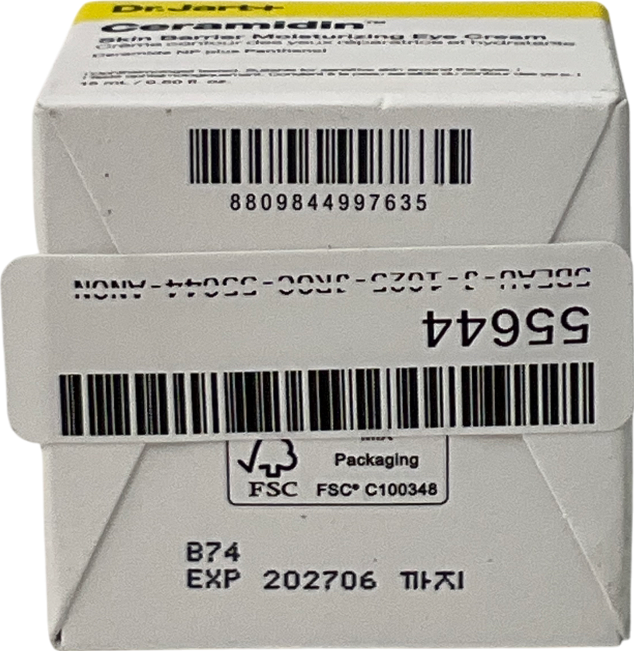 DR JART+ Ceramidin Skin Barrier Moisturizing Eye Cream 15ml