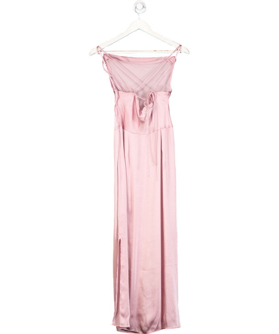 & Other Stories Pink Cowl Neck Dress UK 6