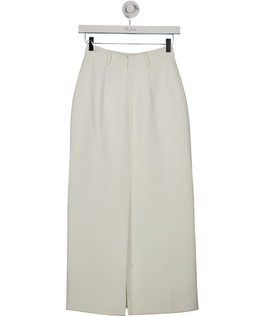 Pixie Market Nia White Maxi Skirt UK XS