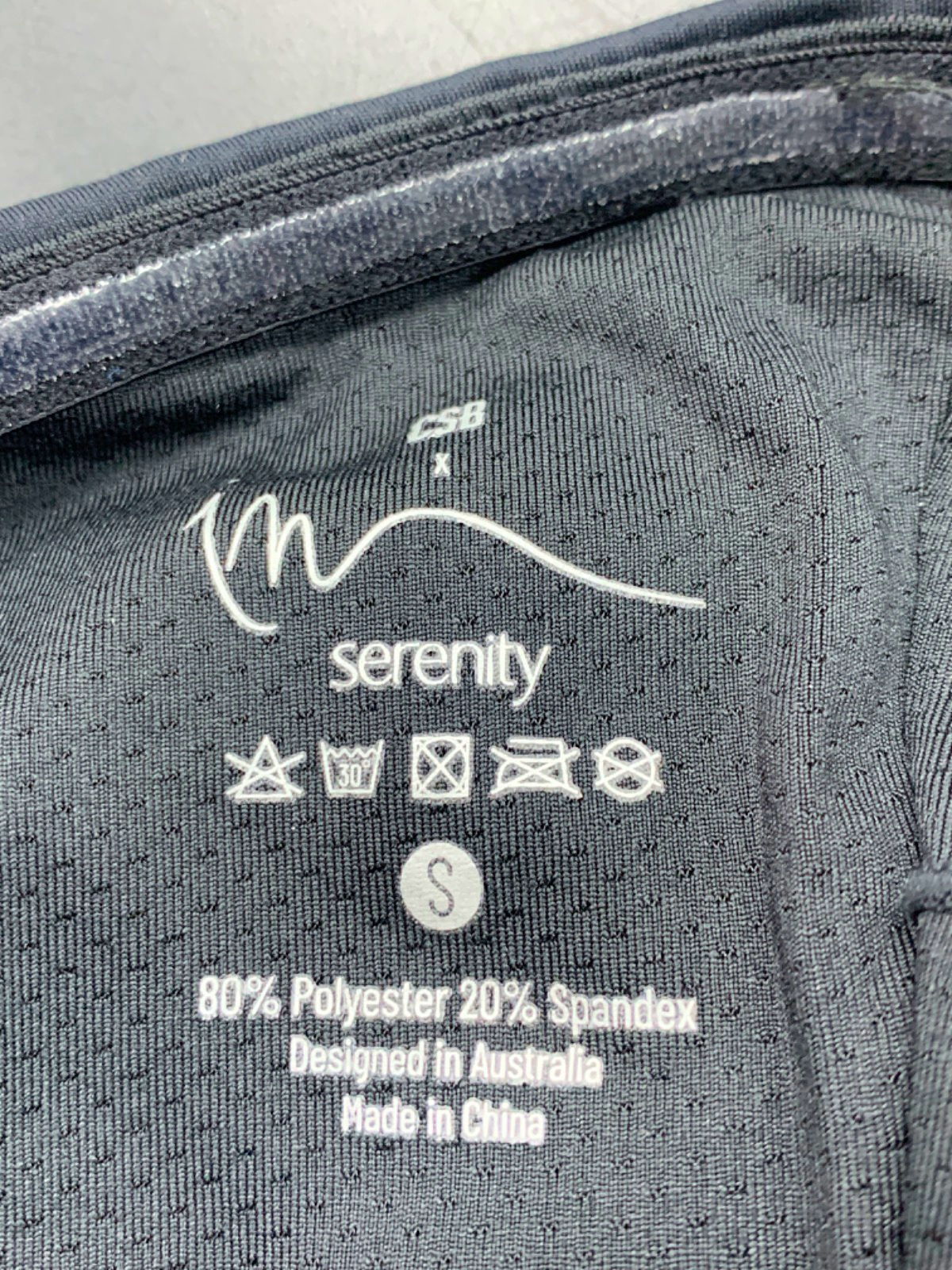 CSB Black Serenity Tube Top UK S