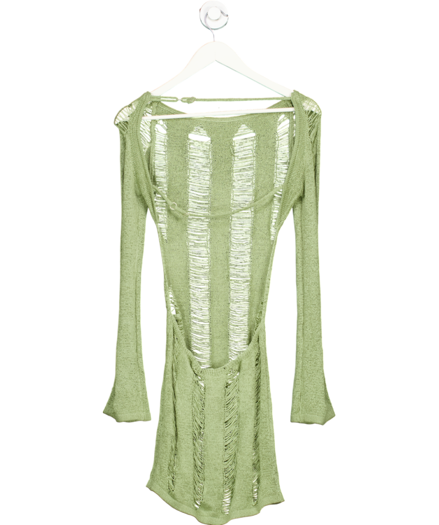 Jaded London Green Umbra Maxi Dress UK S