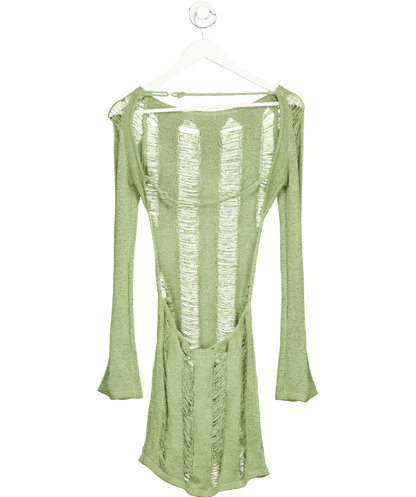 Jaded London Green Umbra Maxi Dress UK S