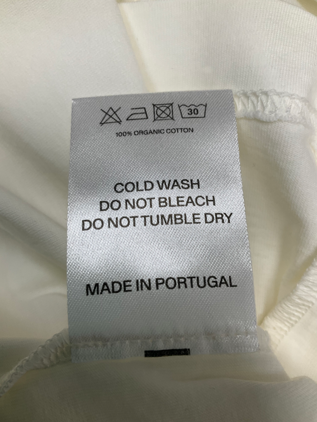 Puresport Cream Printed Logo T-shirt UK S