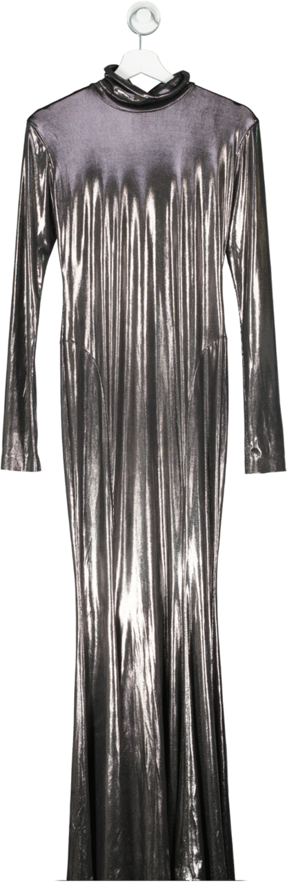 Norma kamali Metallic Fishtail Jersey Gown UK S