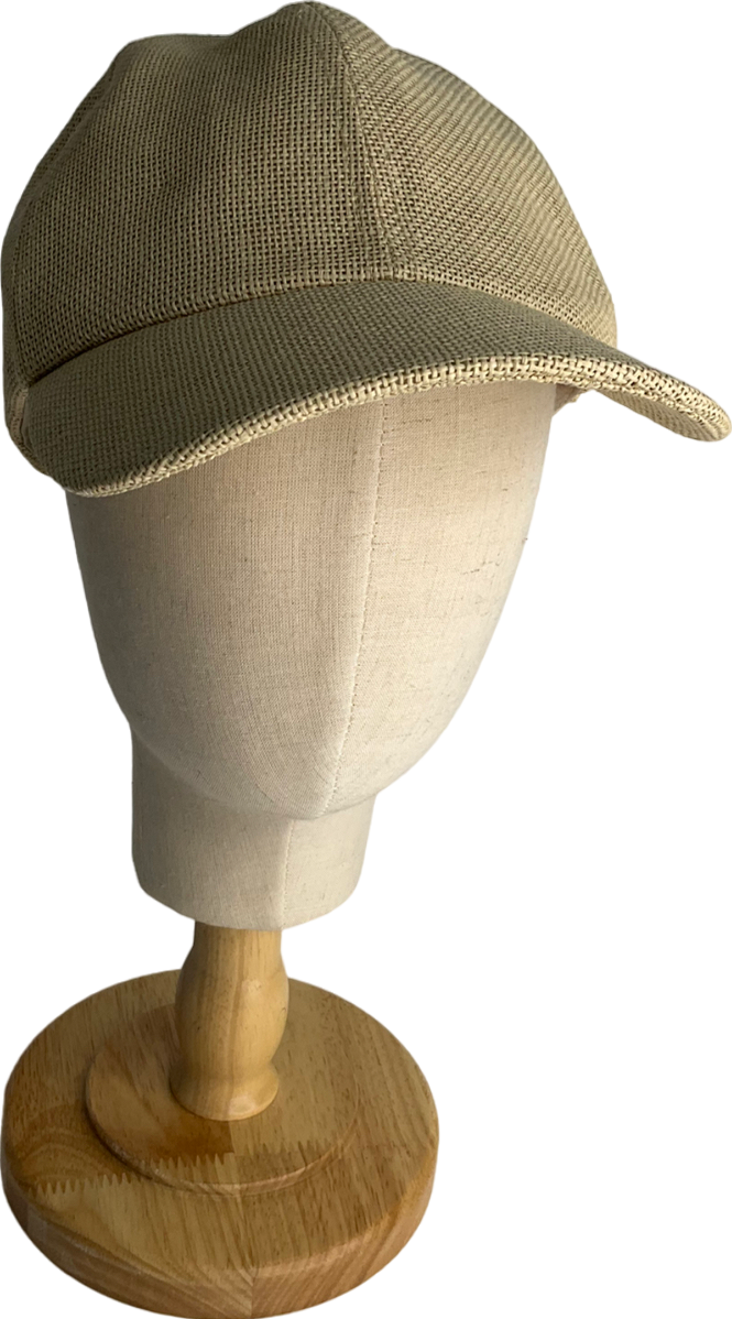 H&M Beige Straw Cap UK M/L