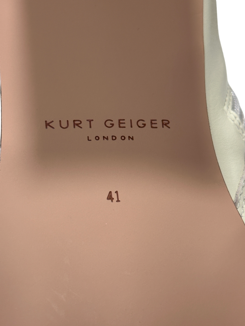 Kurt Geiger Cream Kensington Ankle Boots Size EU 41 UK 8