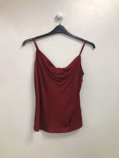 Diane Von Furstenberg Red Camisole and Skirt Set UK S