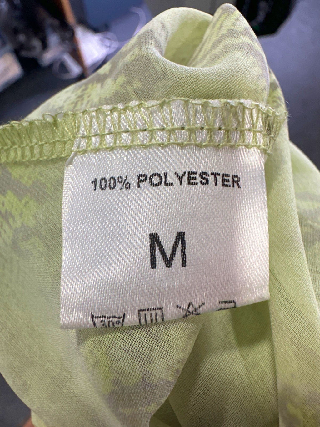 Unbranded Green Patterned Two-Piece Set UK M