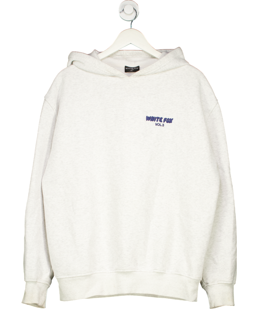 White Fox Offstage Hoodie Mineral Grey UK M/L