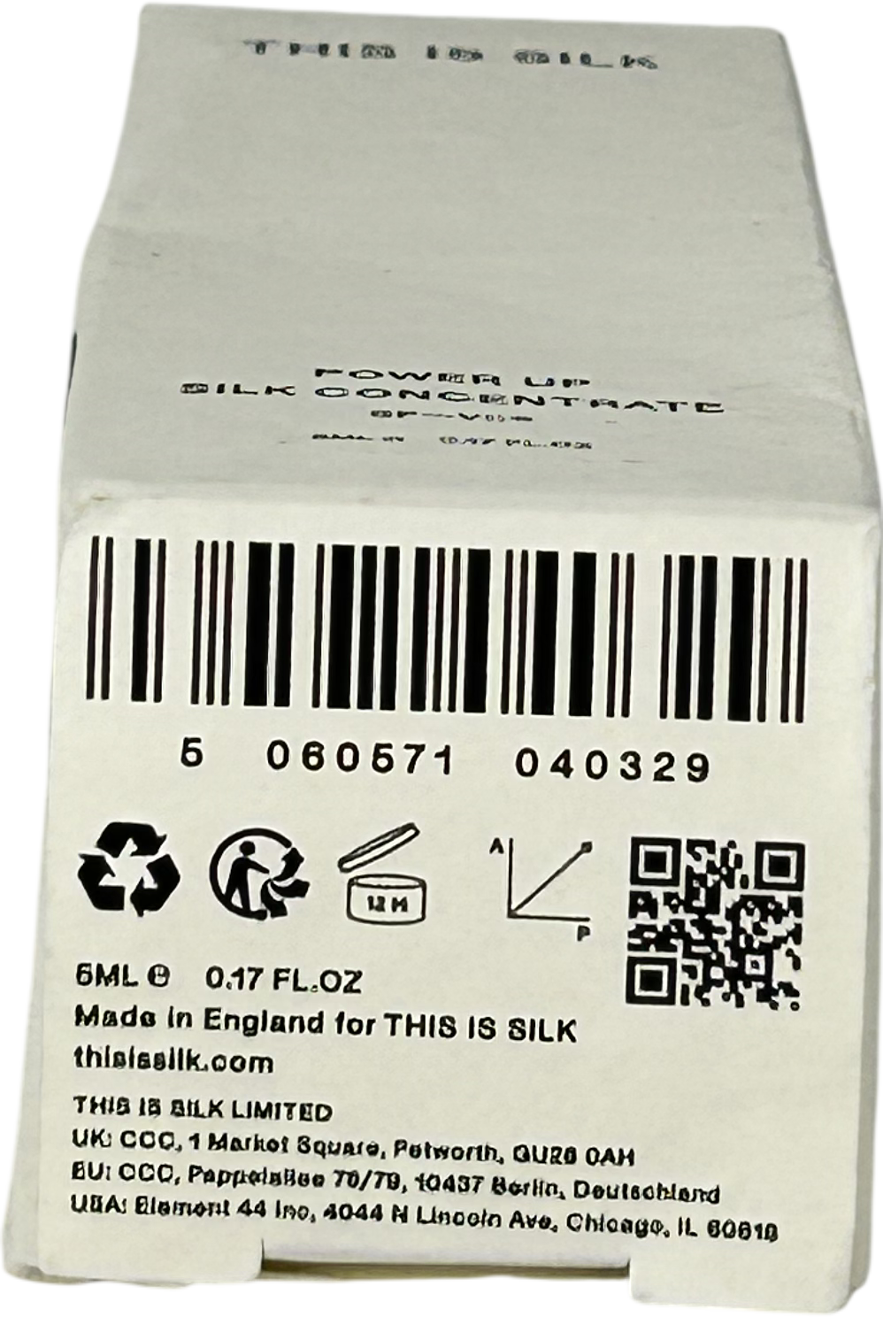 This is silk Power Up Silk Concentrate 5ml