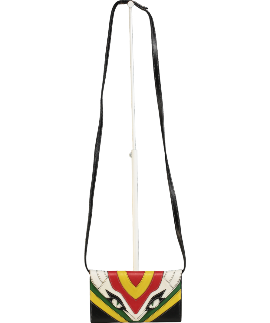 elena ghisellini Multicoloured Animal Print Cross Body Bag
