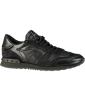 Valentino Black Garavanni Rockrunner Trainers UK 7 EU 41 👞