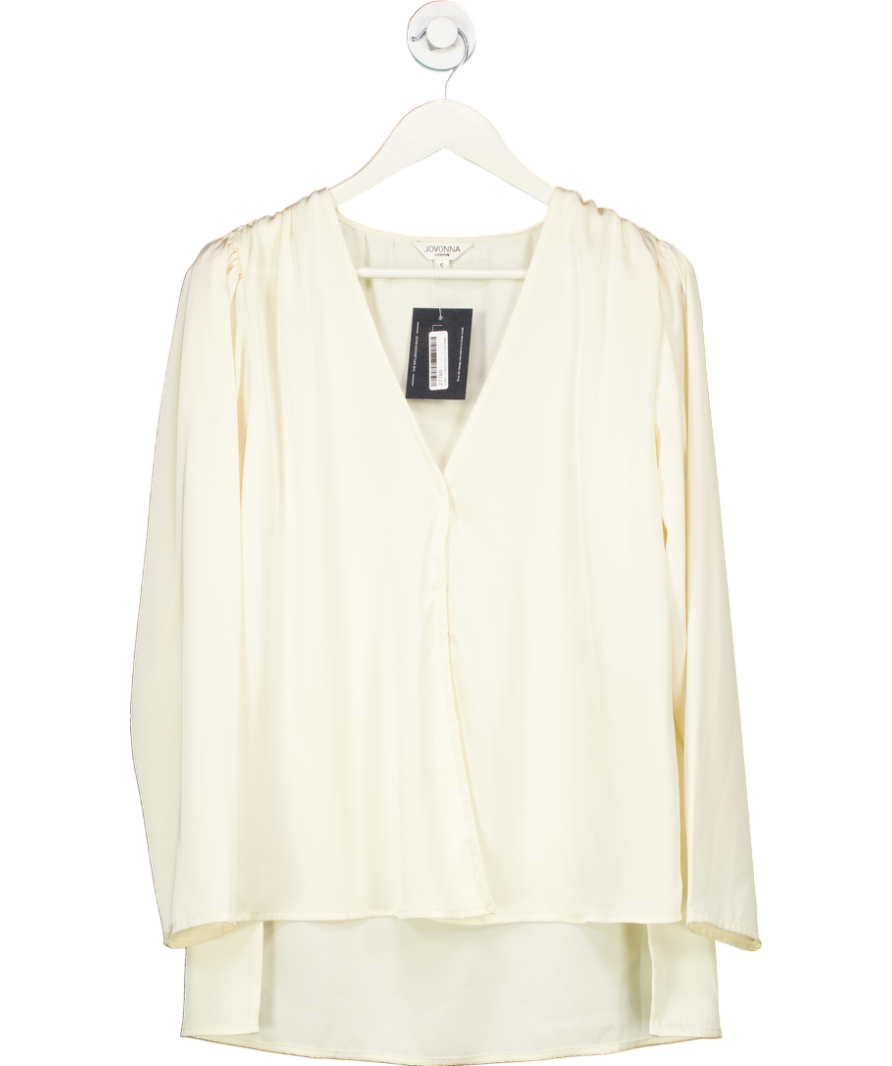 Jovonna London Cream Impero Blouse UK S