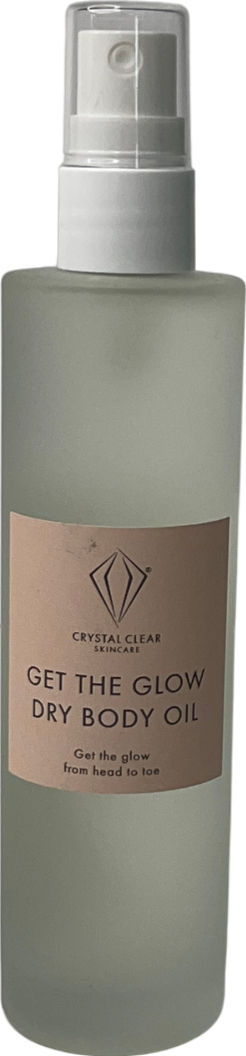 crystal clear Get The Glow Dry Body Oil 100ml