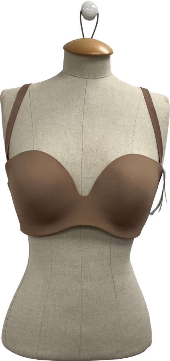 Simone Pérèle Beige Essentiel Multi-position Strapless Bra UK 36D