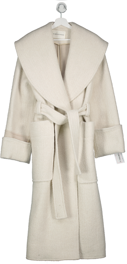 By Malene Birger Beige Crocus Recycled Wool Coat UK 6 Reliked