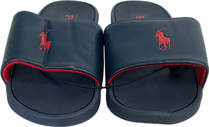 Polo Ralph Lauren Blue Signature Pony Slidder UK 4.5 EU 37.5 👠