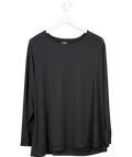 Lands end Black Long Sleeve Round Neck Top UK 28
