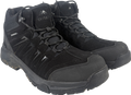 OUTJETS Black Waterproof Walking Boots Lightweight Comfortable Mid Ankle Hiking Boots UK 10 EU 44