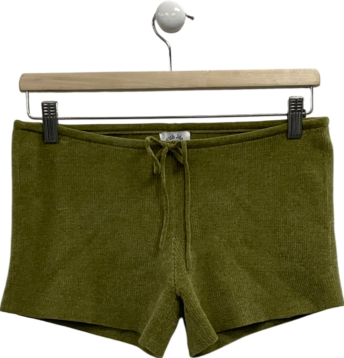 With Jean Green The Cheek Shorts UK XS
