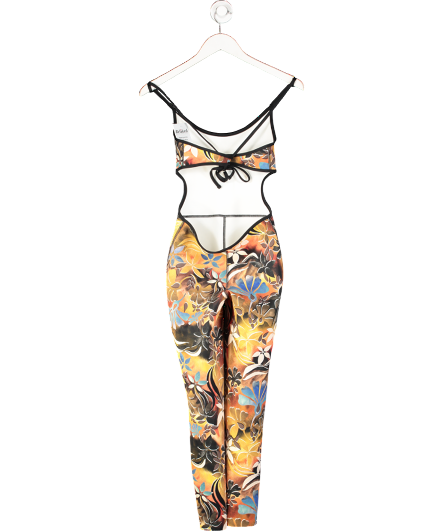 Seea Brown Nazare Bodysuit In Tigerlily Print UK M