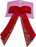spaceNk Festive Hair Bow Clip One size
