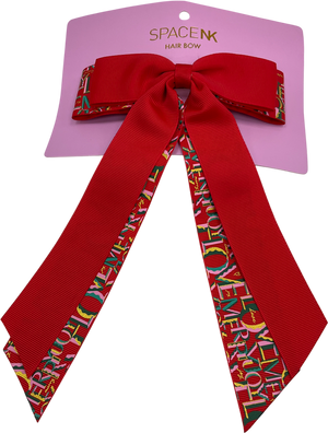 spaceNk Festive Hair Bow Clip One size
