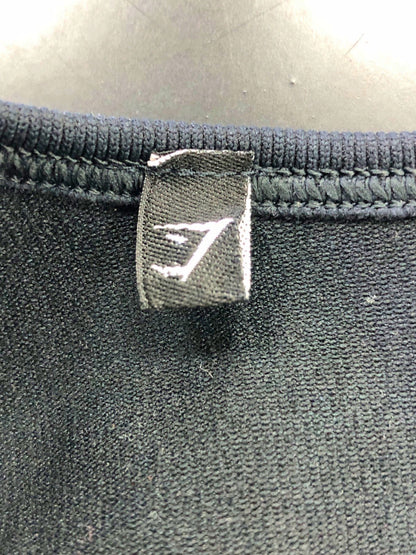 Gymshark Black Long Sleeve Zip Top S