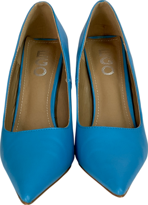 Ego Blue Toe Pointing Stiletto Heels UK 4 EU 37 👠