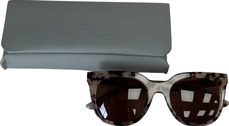 Kapten & Son Black Manhattan DW20T0000A14D Sand Tortoise Brown Sunglasses