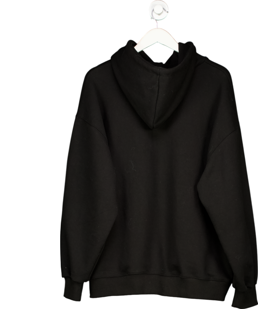 Rumor Black Reverse Graphic Hoodie UK L