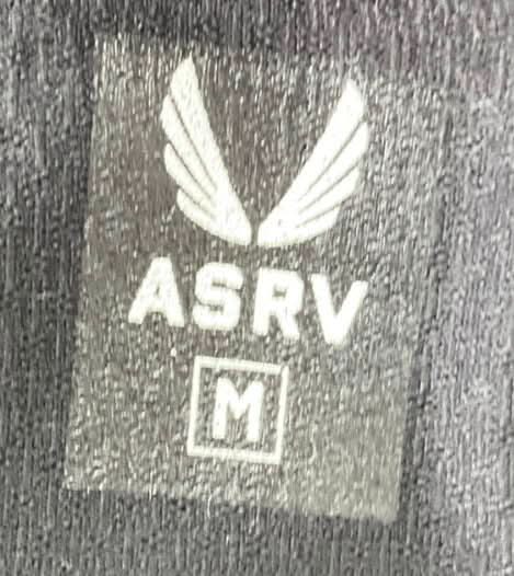 ASRV Black Supima® Mesh Panel Training Singlet UK M