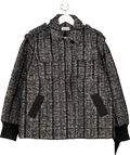 Cloeys Black Oversize Tweed Jacket UK S