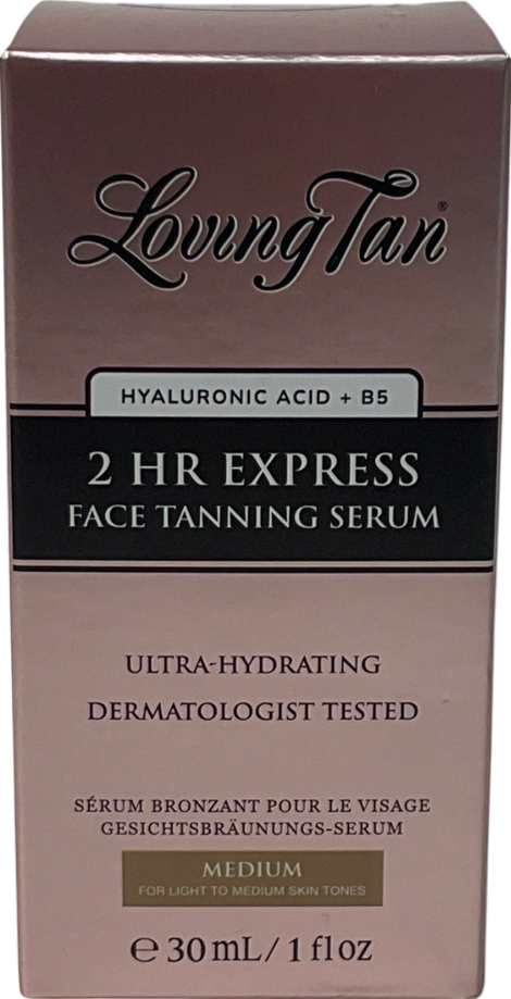 loving tan 2 Hr Express Face Tanning Serum Medium 30ml