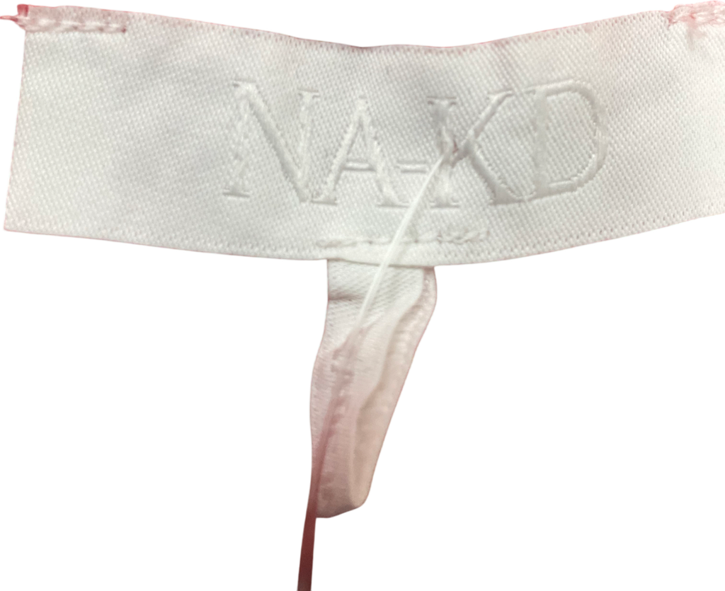 NA-KD Red Floral Lace Maxi Dress UK S