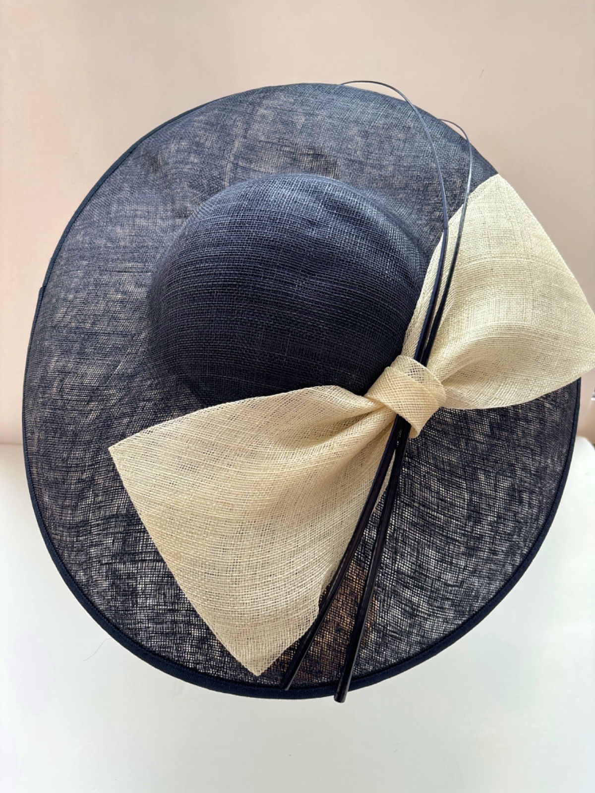 Karen Millen Navy Statement Bow Detail Fascinator One Size