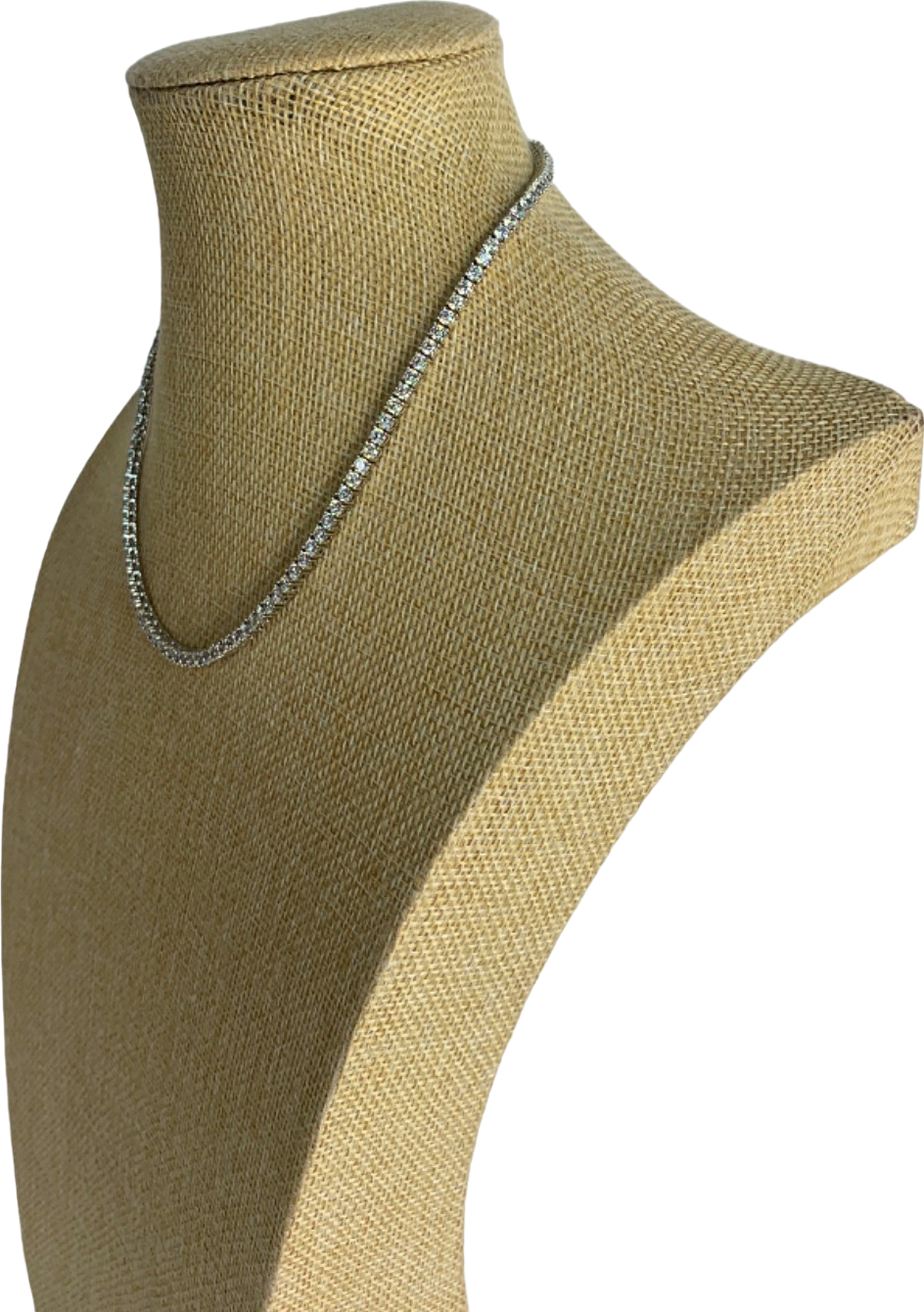 Silver Tennis Necklace