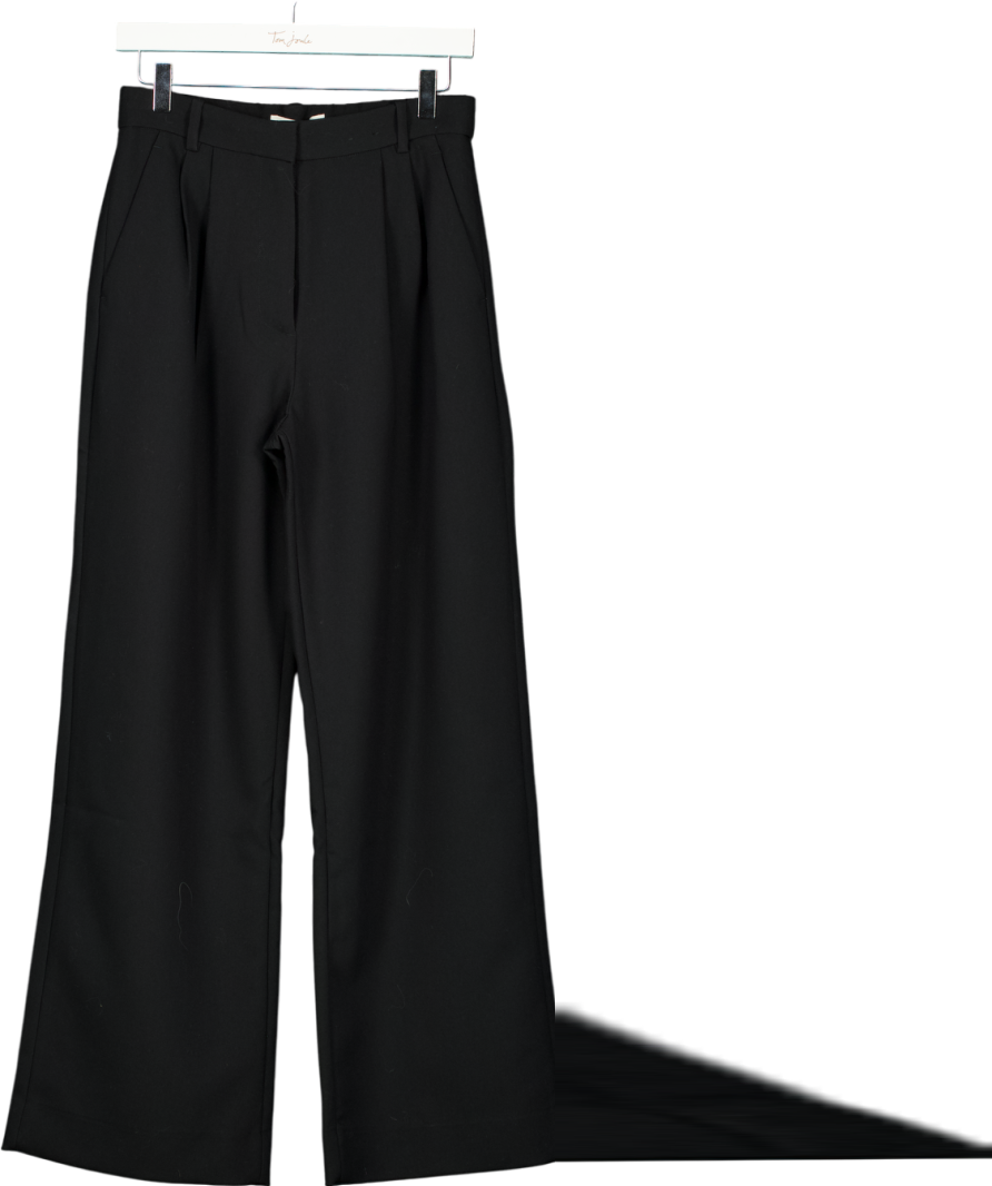Abercrombie & Fitch Black Sloane Tailored Wide Leg Trousers W27