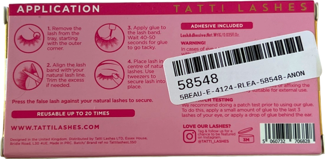 Tatti Lashes Half Lash Era