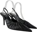 BRITT NETTA Black Angora Slingback UK 7 EU 40 👠