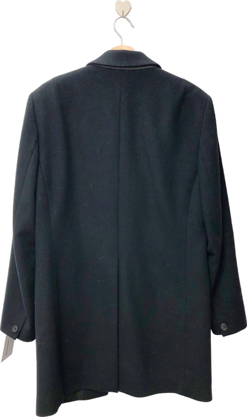 AllSaints Black Renzo Coat UK 40