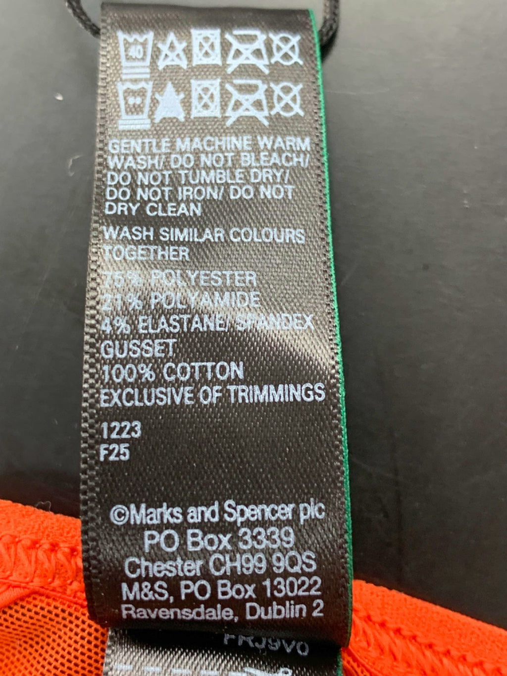 Autograph Orange Thong UK 8