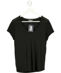 Vince. Black Drop Neck Top UK 12